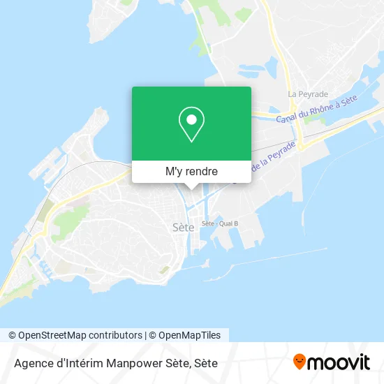 Agence d'Intérim Manpower Sète plan