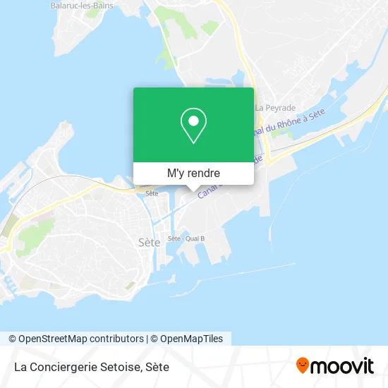 La Conciergerie Setoise plan