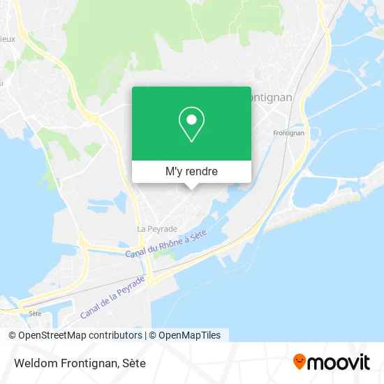 Weldom Frontignan plan