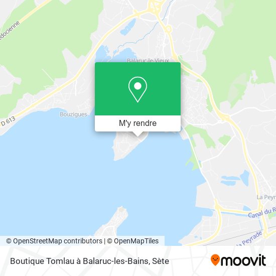 Boutique Tomlau à Balaruc-les-Bains plan