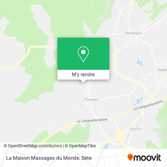 La Maison Massages du Monde plan