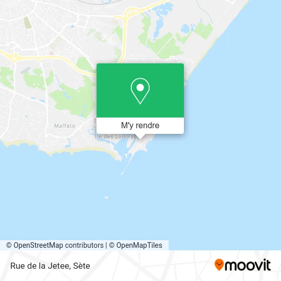 Rue de la Jetee plan