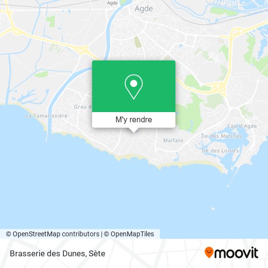 Brasserie des Dunes plan