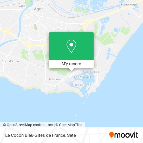 Le Cocon Bleu-Gîtes de France plan