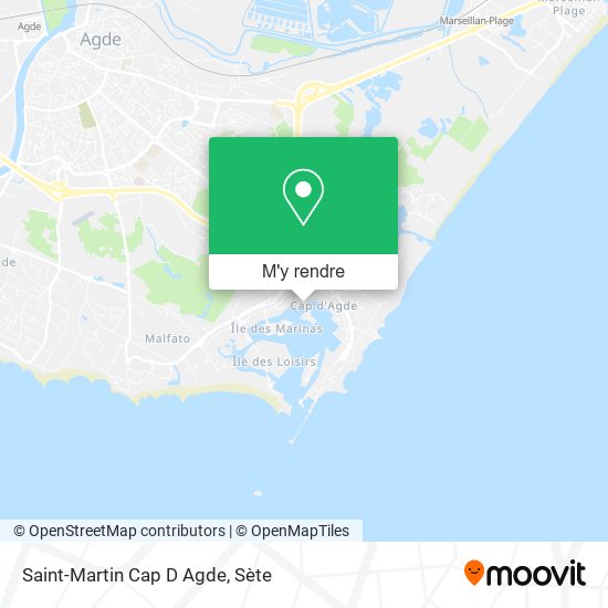 Saint-Martin Cap D Agde plan