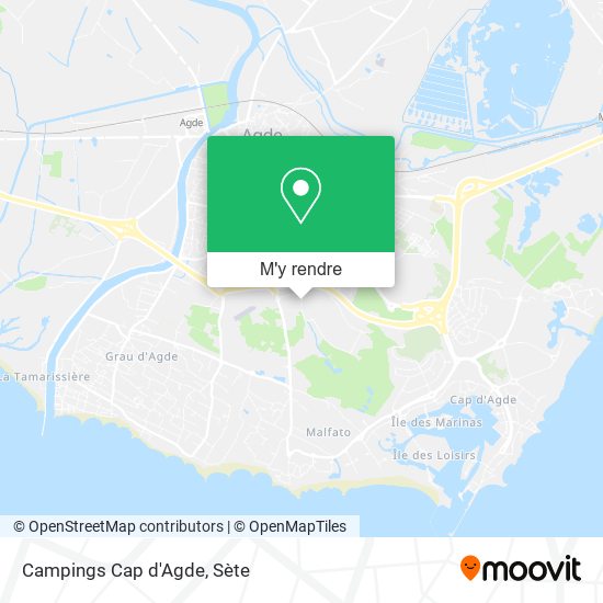 Campings Cap d'Agde plan