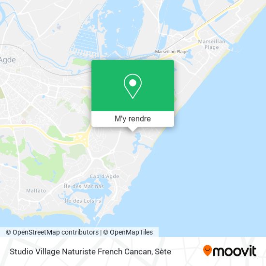 Studio Village Naturiste French Cancan plan