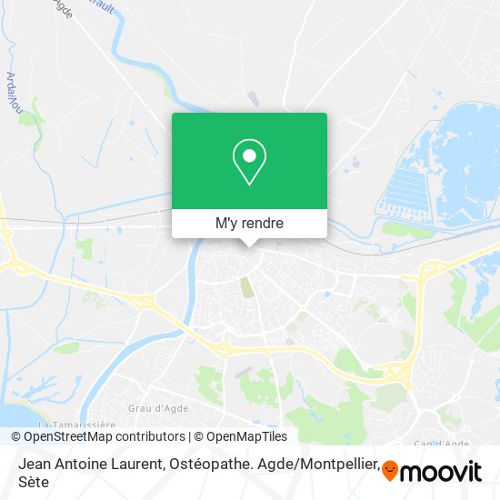 Jean Antoine Laurent, Ostéopathe. Agde / Montpellier plan