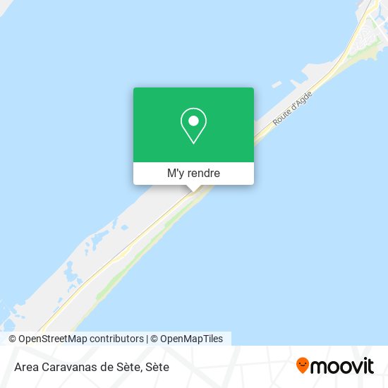 Area Caravanas de Sète plan