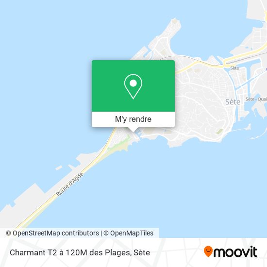 Charmant T2 à 120M des Plages plan