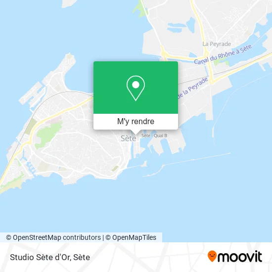Studio Sète d'Or plan