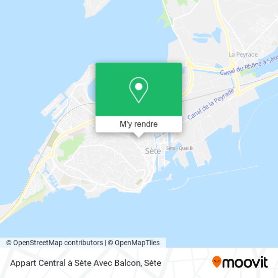 Appart Central à Sète Avec Balcon plan