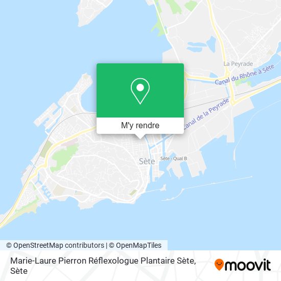 Marie-Laure Pierron Réflexologue Plantaire Sète plan