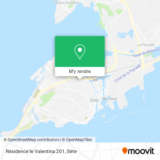 Résidence le Valentina 201 plan