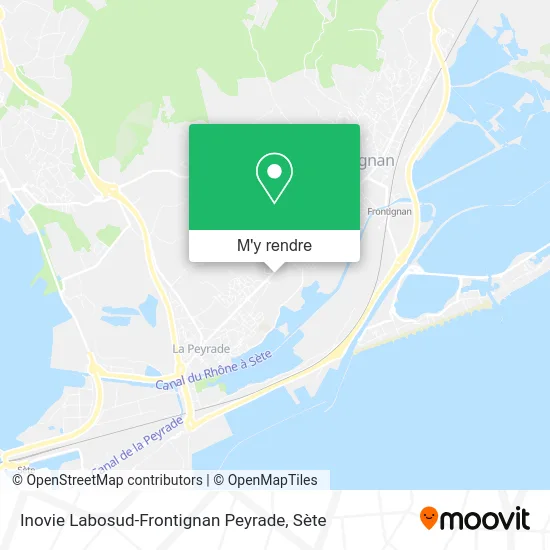Inovie Labosud-Frontignan Peyrade plan