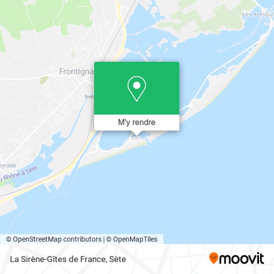 La Sirène-Gîtes de France plan