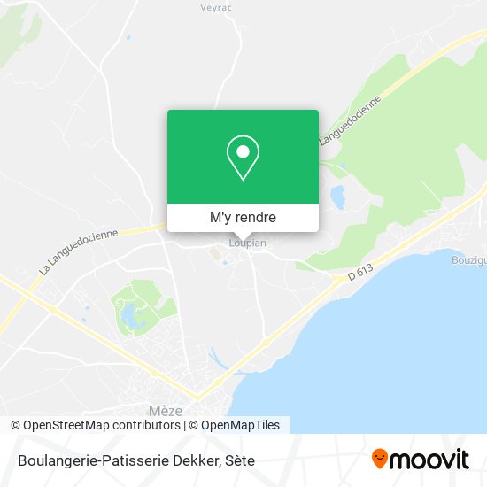 Boulangerie-Patisserie Dekker plan