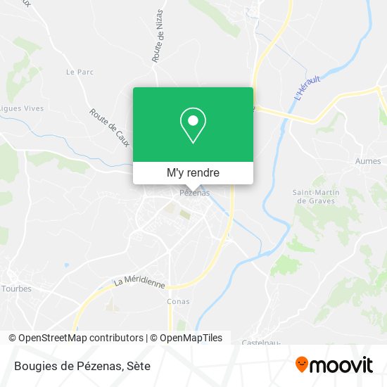 Bougies de Pézenas plan