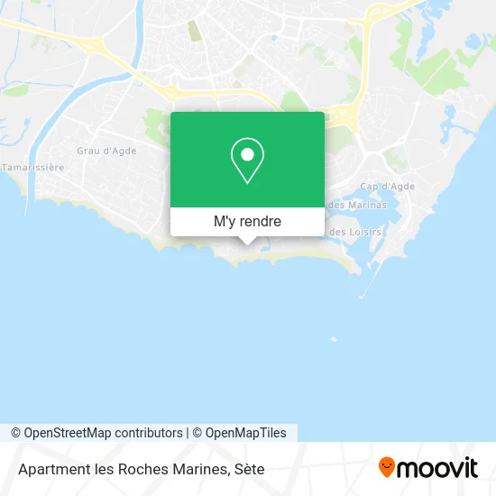 Apartment les Roches Marines plan