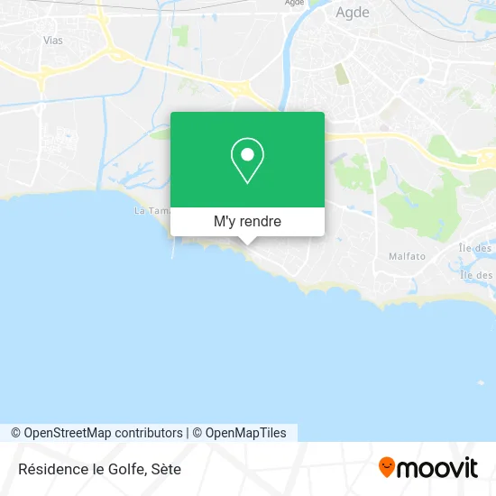 Résidence le Golfe plan