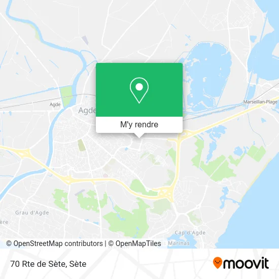 70 Rte de Sète plan