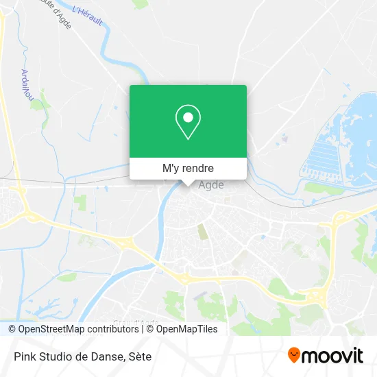 Pink Studio de Danse plan