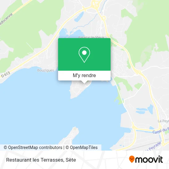 Restaurant les Terrasses plan