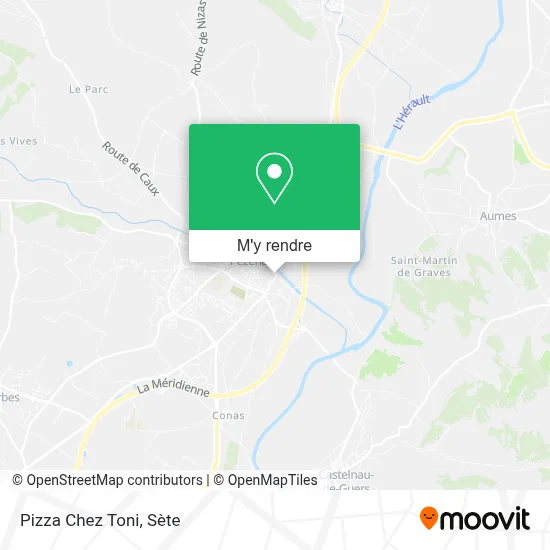 Pizza Chez Toni plan