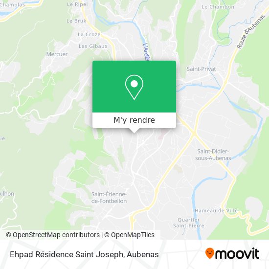 Ehpad Résidence Saint Joseph plan