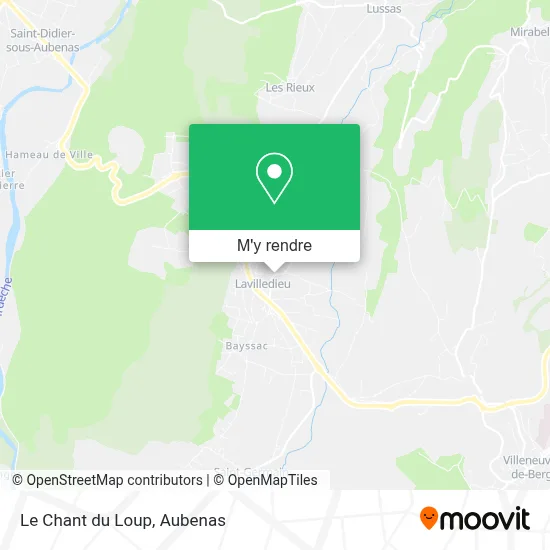 Le Chant du Loup plan