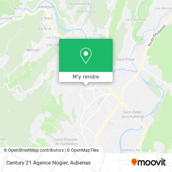 Century 21 Agence Nogier plan