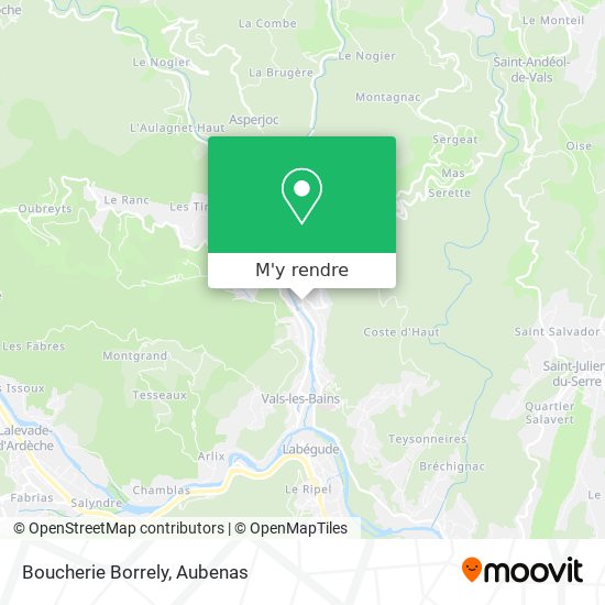 Boucherie Borrely plan