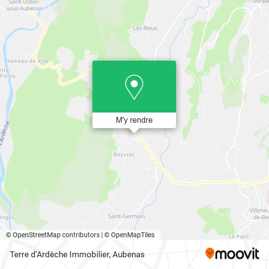 Terre d'Ardèche Immobilier plan