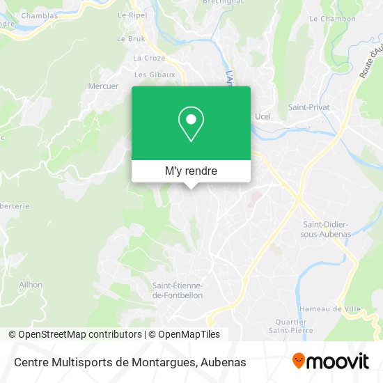 Centre Multisports de Montargues plan