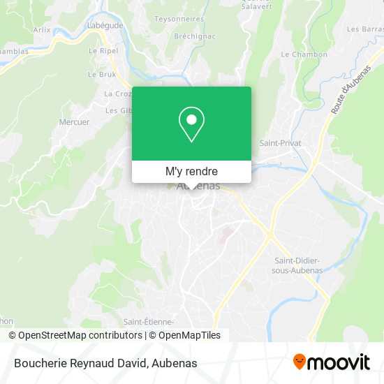 Boucherie Reynaud David plan