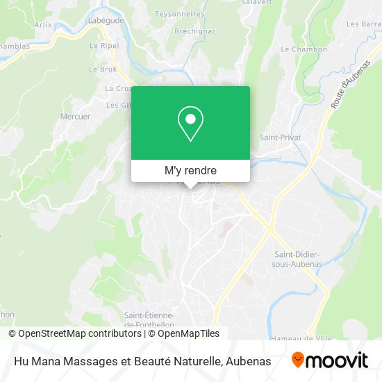 Hu Mana Massages et Beauté Naturelle plan