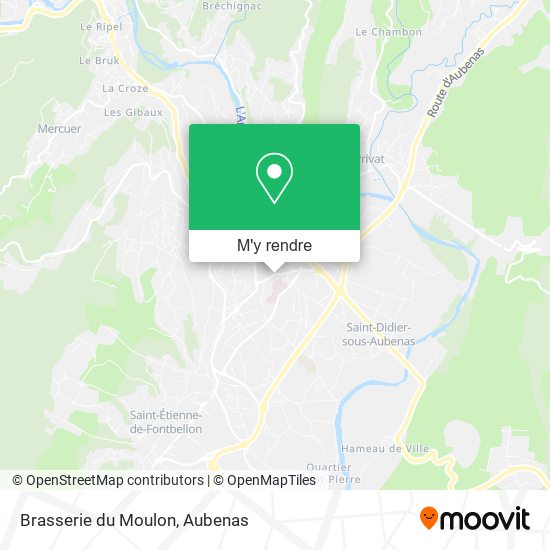 Brasserie du Moulon plan