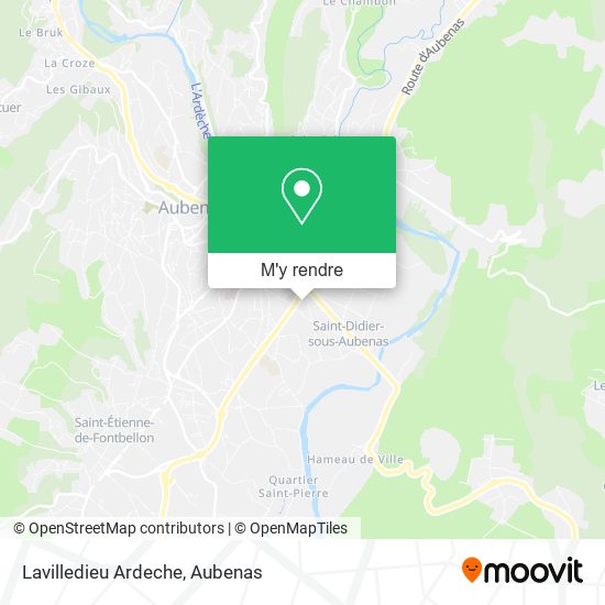 Lavilledieu Ardeche plan