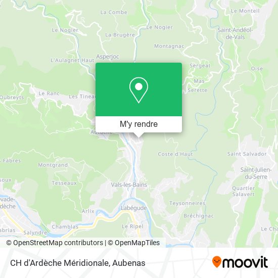 CH d'Ardèche Méridionale plan