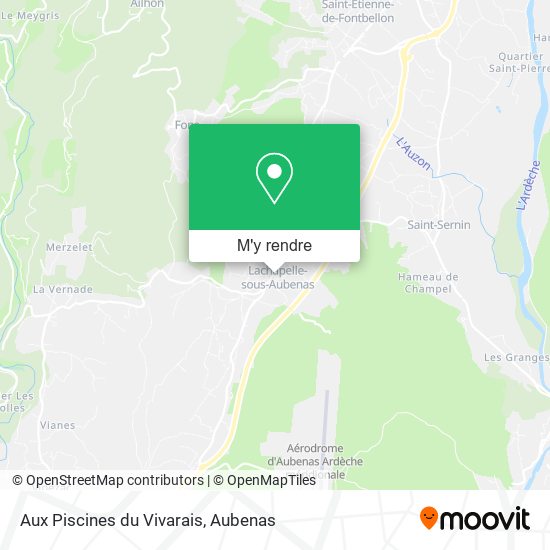 Aux Piscines du Vivarais plan