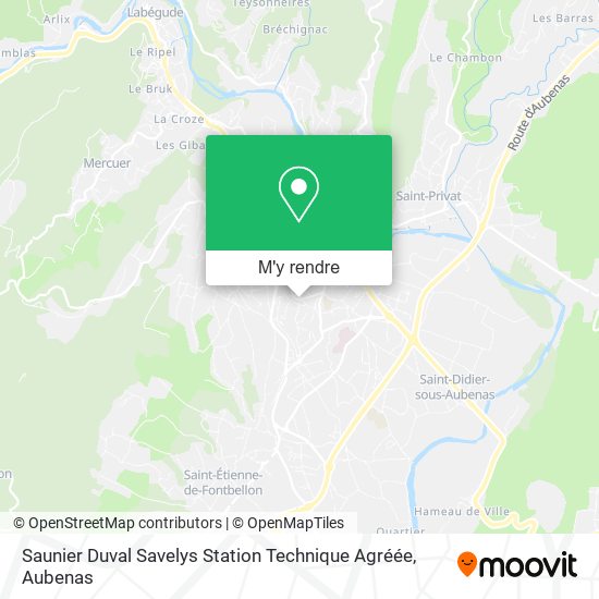 Saunier Duval Savelys Station Technique Agréée plan