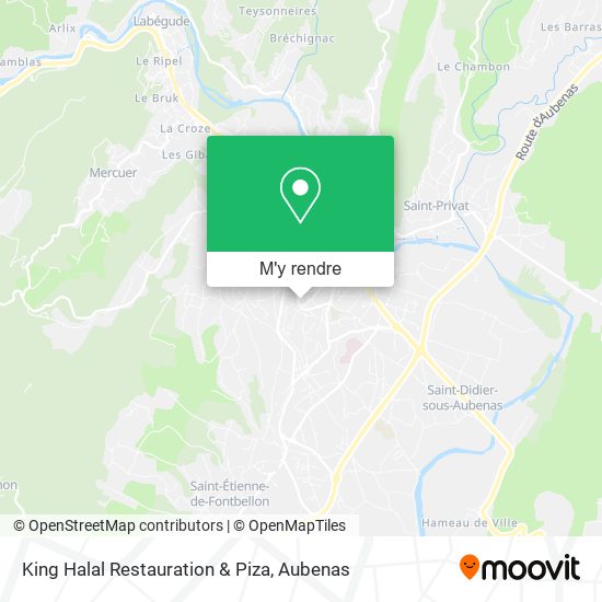 King Halal Restauration & Piza plan