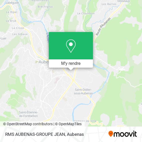 RMS AUBENAS-GROUPE JEAN plan