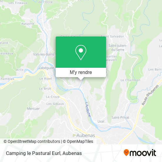 Camping le Pastural Eurl plan