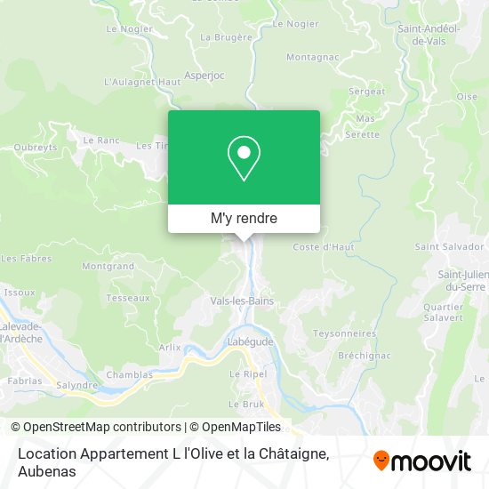 Location Appartement L l'Olive et la Châtaigne plan