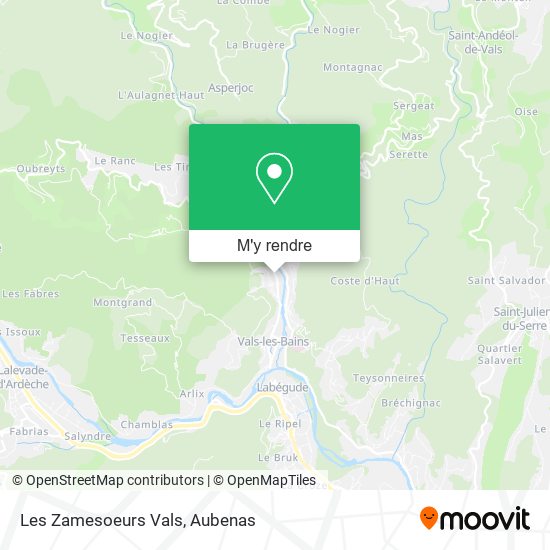 Les Zamesoeurs Vals plan