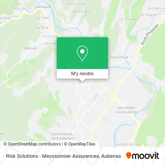 Risk Solutions - Meyssonnier Assurances plan