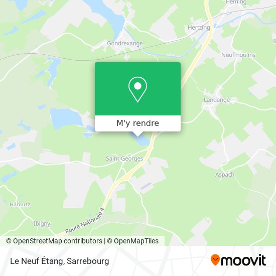 Le Neuf Étang plan
