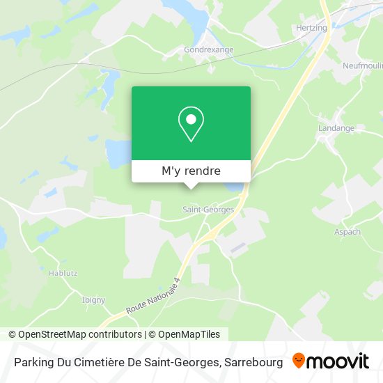 Parking Du Cimetière De Saint-Georges plan