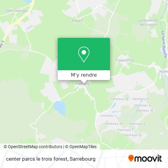 center parcs le trois forest plan